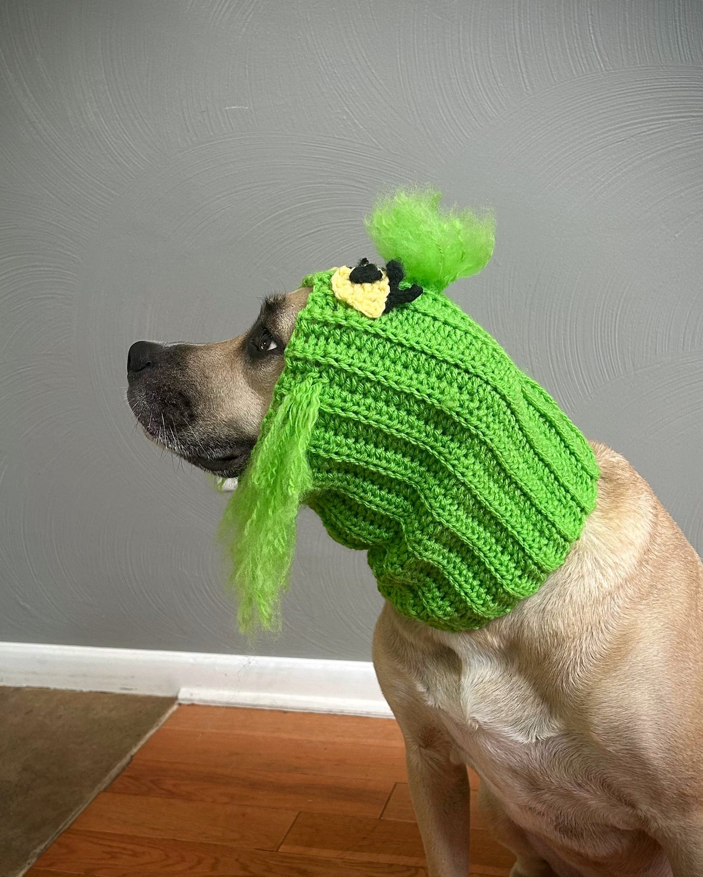 Crochet Christmas Monster Dog Snood Pattern