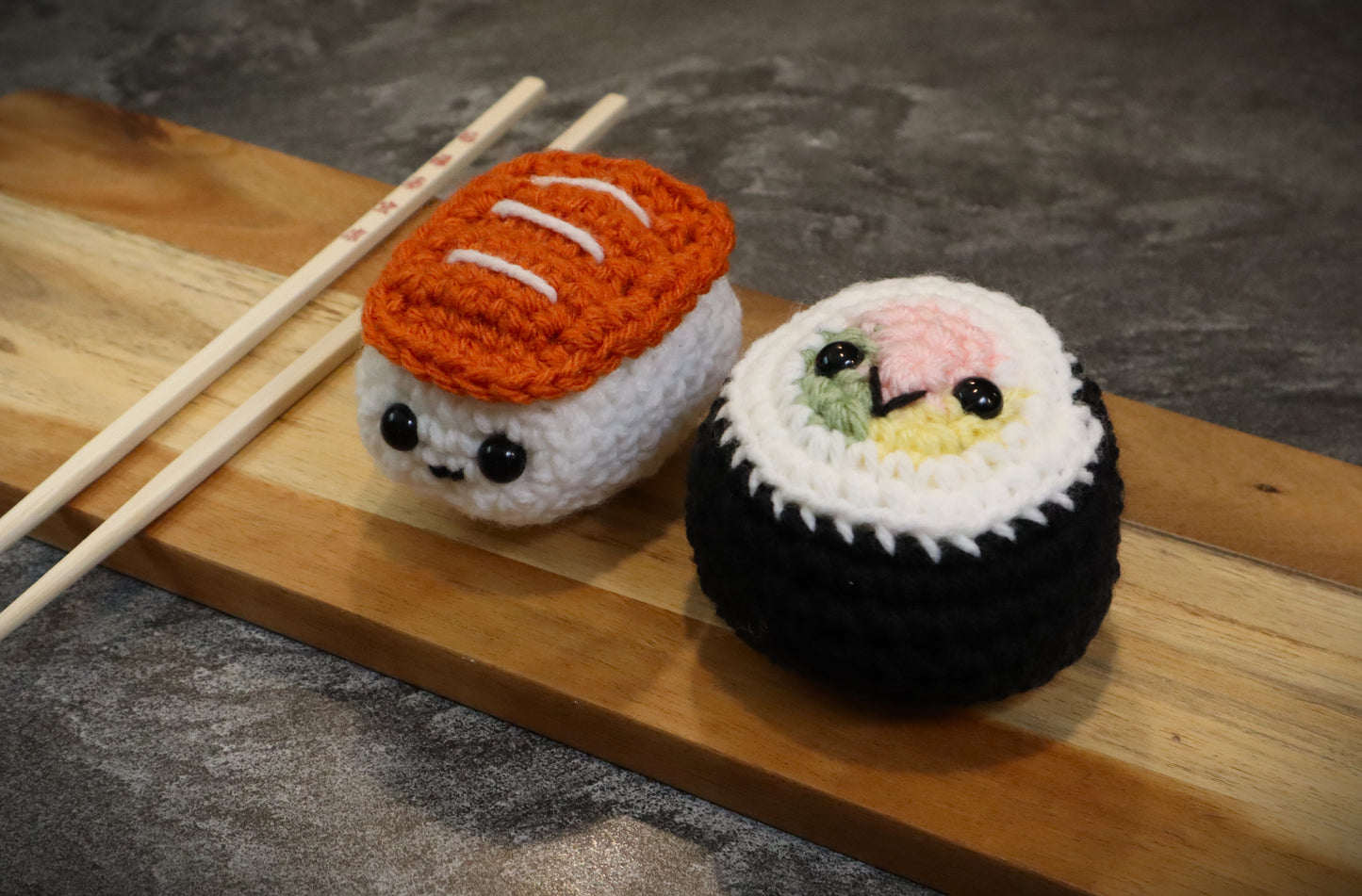 Sushi Roll and Nigiri