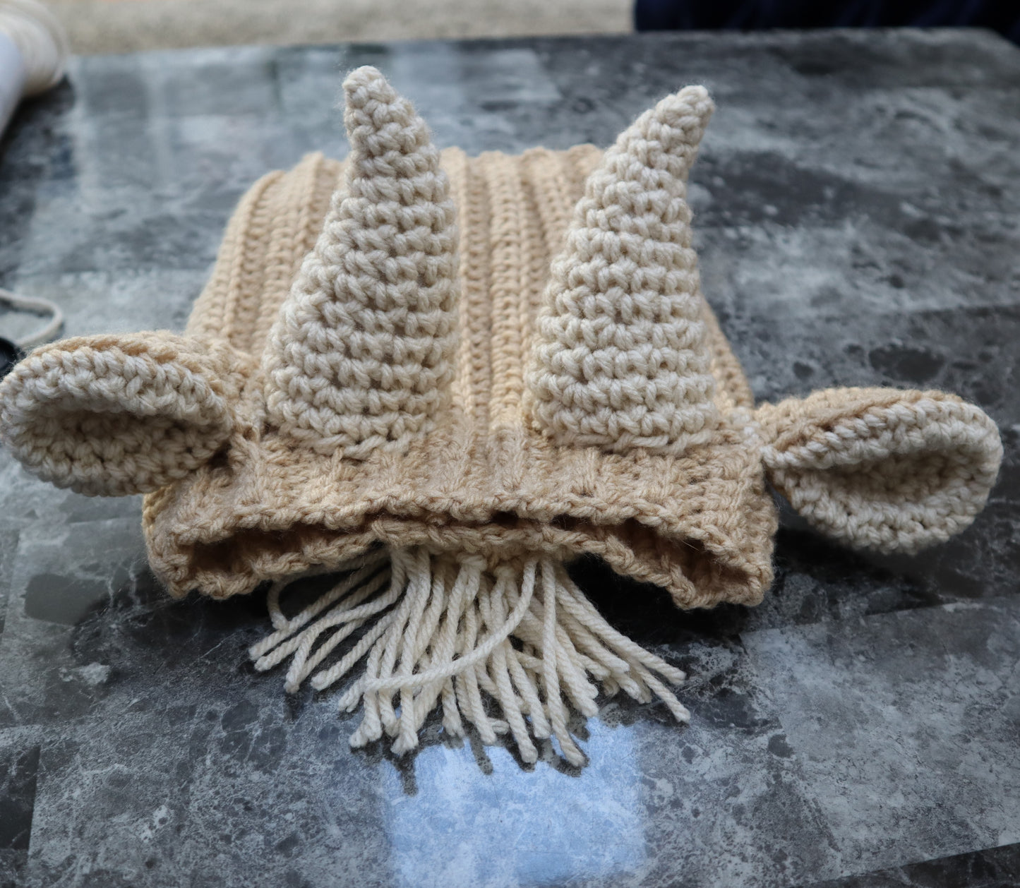 Crochet Goat Dog Snood