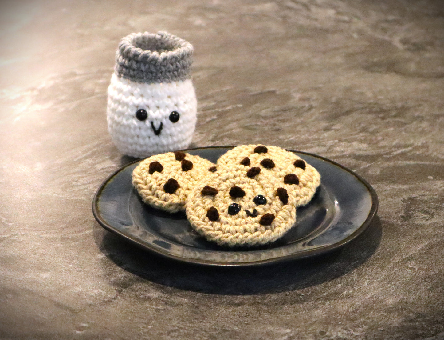 Crochet Cookies and Milk Pattern