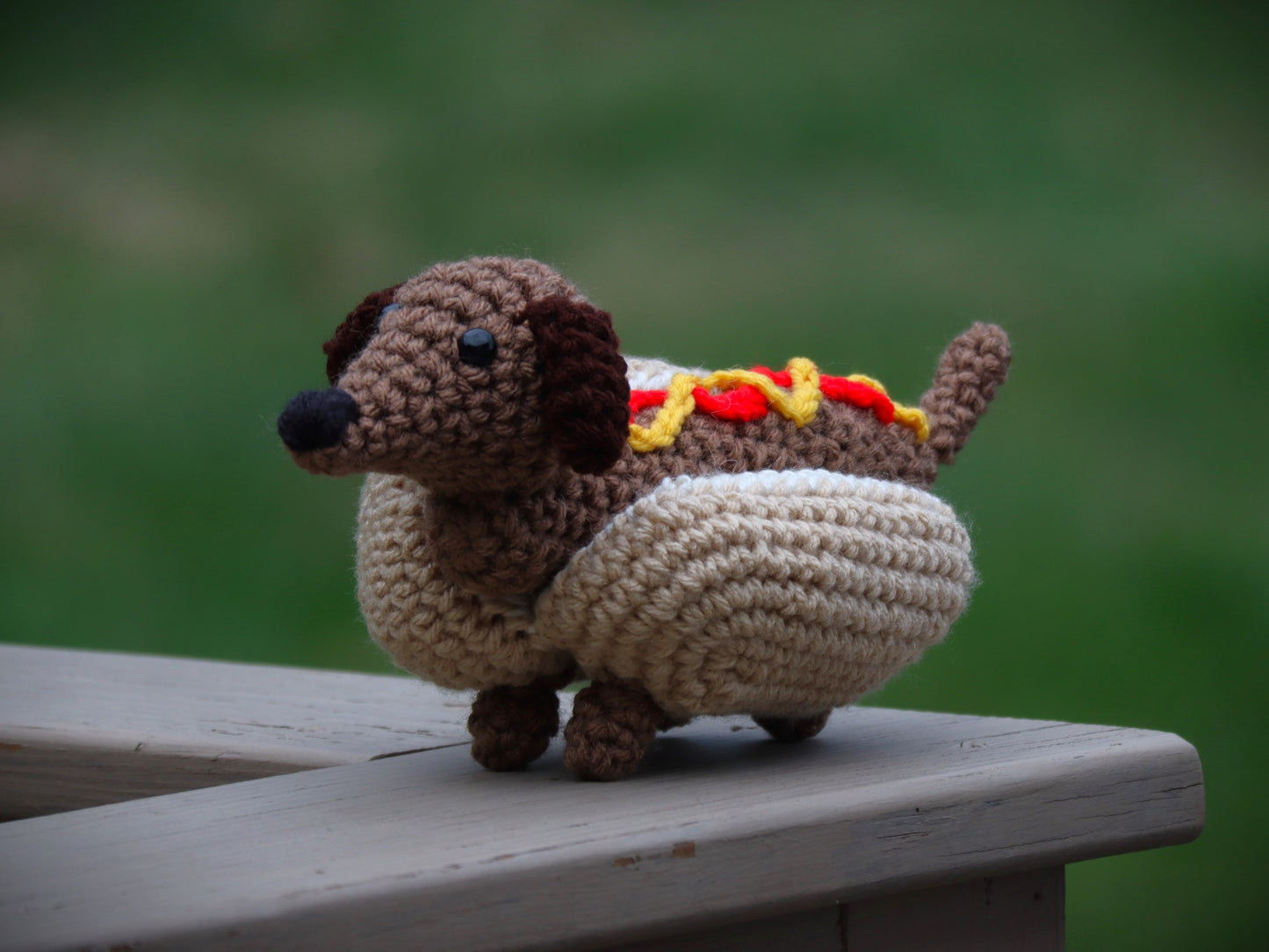Crochet Hot Dog Dachshund Pattern