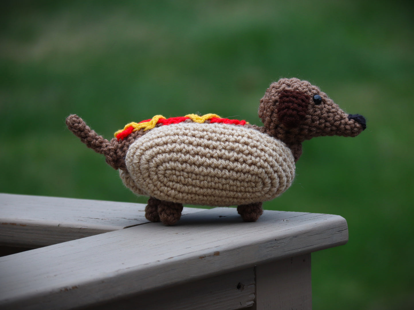 Crochet Hot Dog Dachshund Pattern