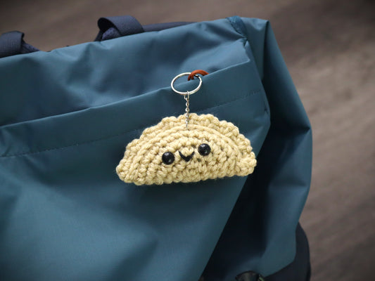 Crochet Pierogi Keychain