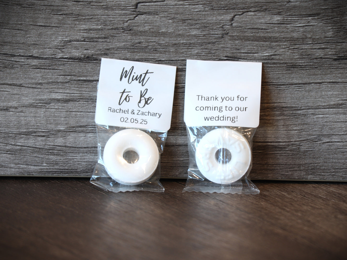 Mint to Be - Wedding Mint Favors Cursive