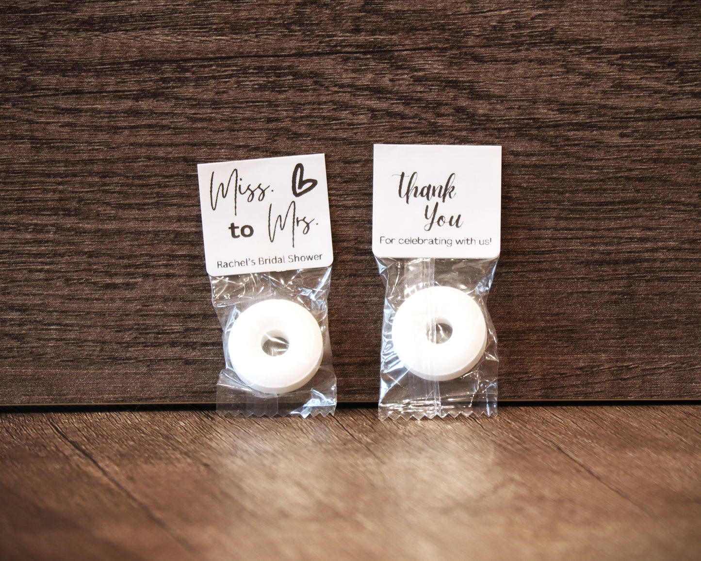 Miss. to Mrs. Mints Engagement Party Mint Favors