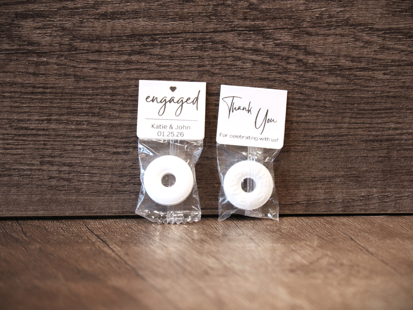 Engaged Mints Engagement Party Mint Favors