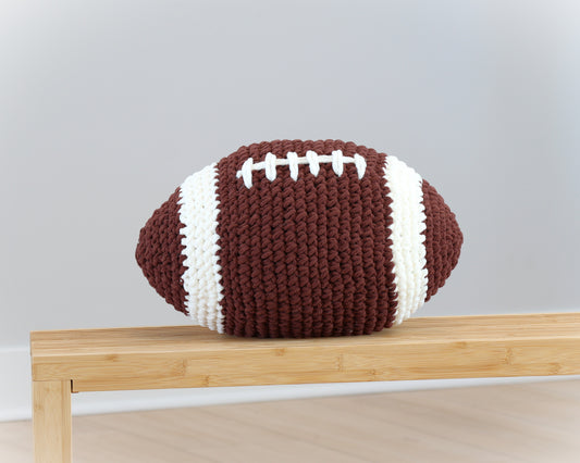Crochet Football Pillow Pattern