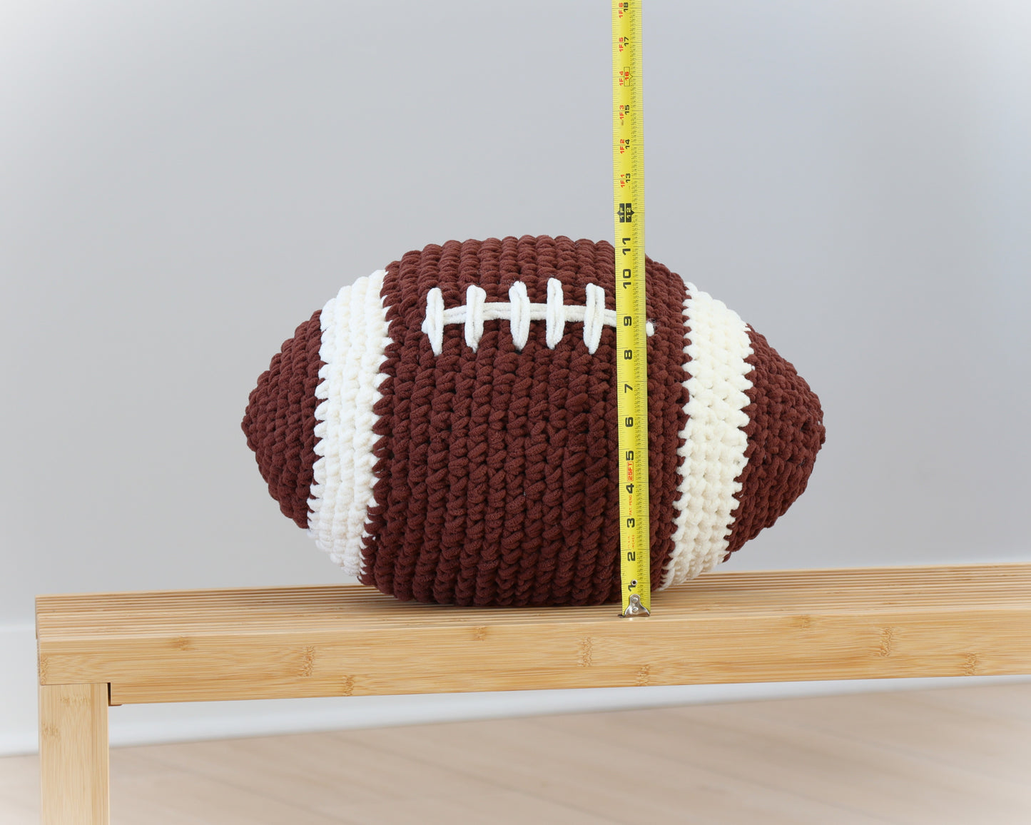 Crochet Football Pillow Pattern