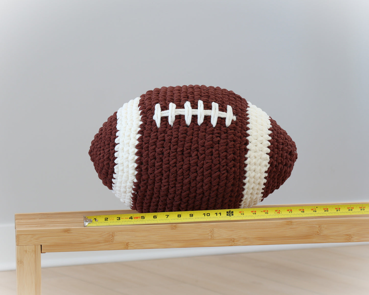 Crochet Football Pillow Pattern
