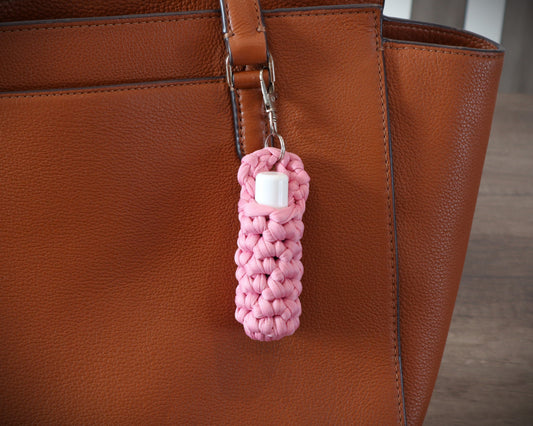 Crochet Chapstick Holder Keychain Pattern