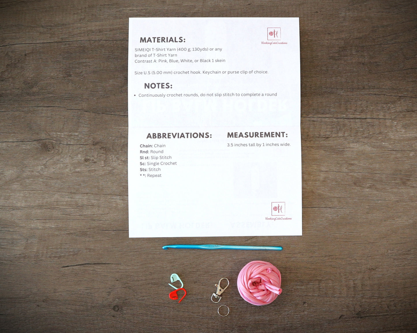 Crochet Kit Lip Balm Holder