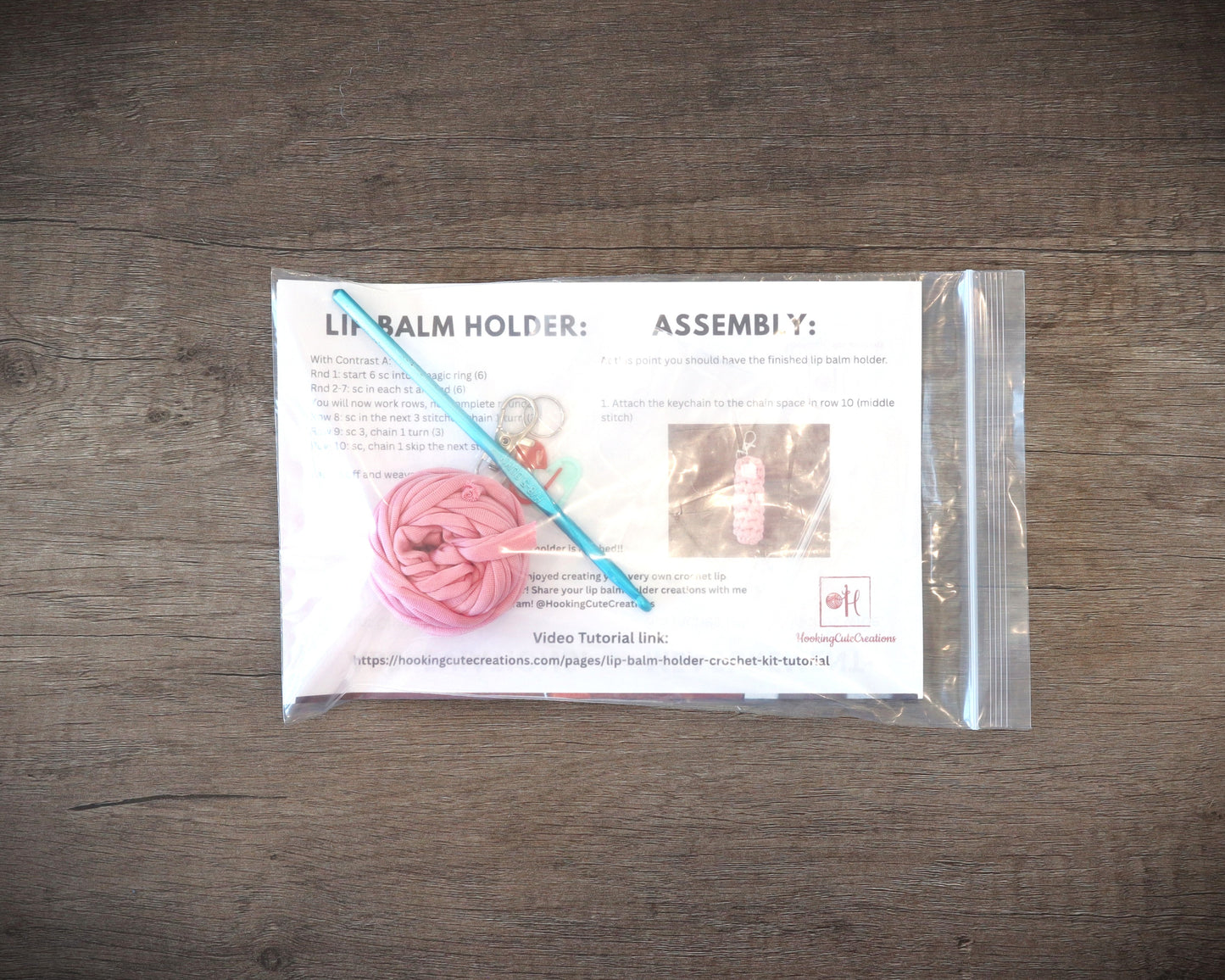 Crochet Kit Lip Balm Holder