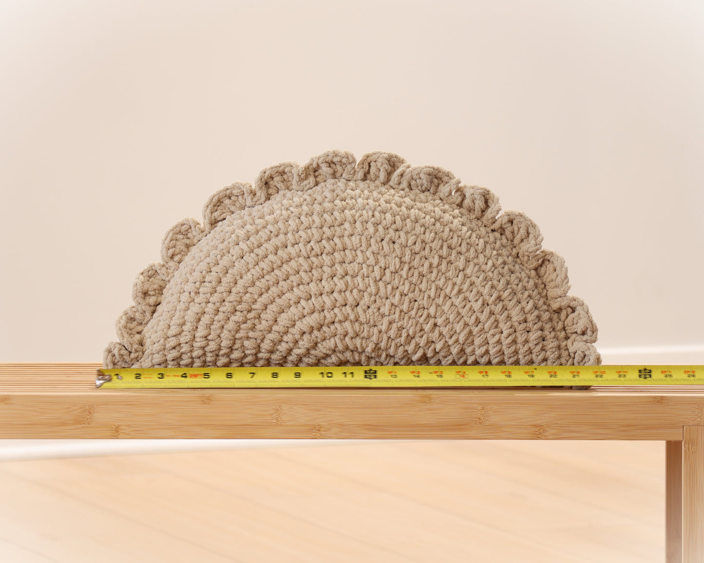 Crochet Pierogi Pillow Pattern