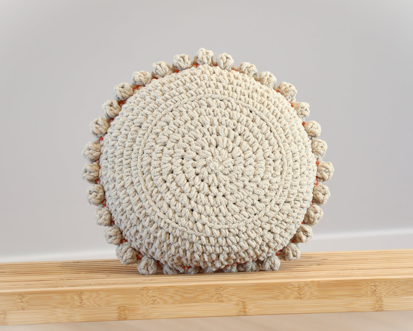 Crochet Pumpkin Pie Pillow Pattern