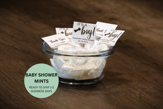 It's a Boy Mints-Baby Shower Party Mint Favors
