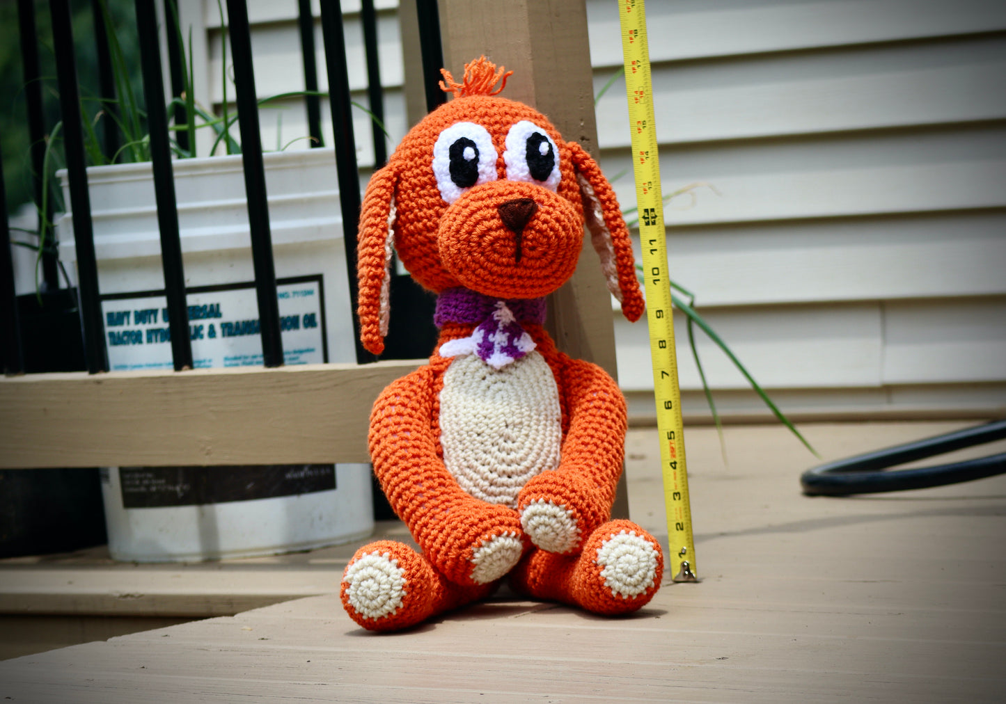 Crochet Orange Dog - Go Dog - Pattern
