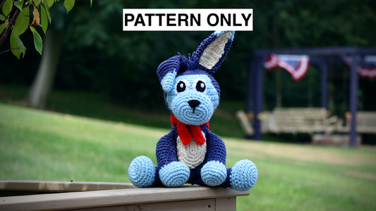 Crochet Blue Dog - Go Dog - Pattern