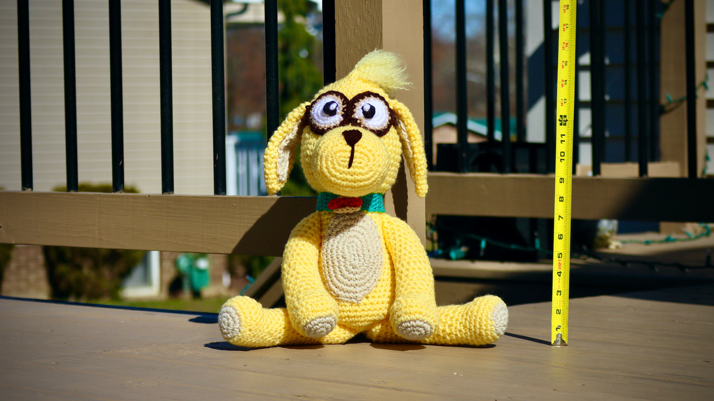 Crochet Yellow Dog - Go Dog - Pattern