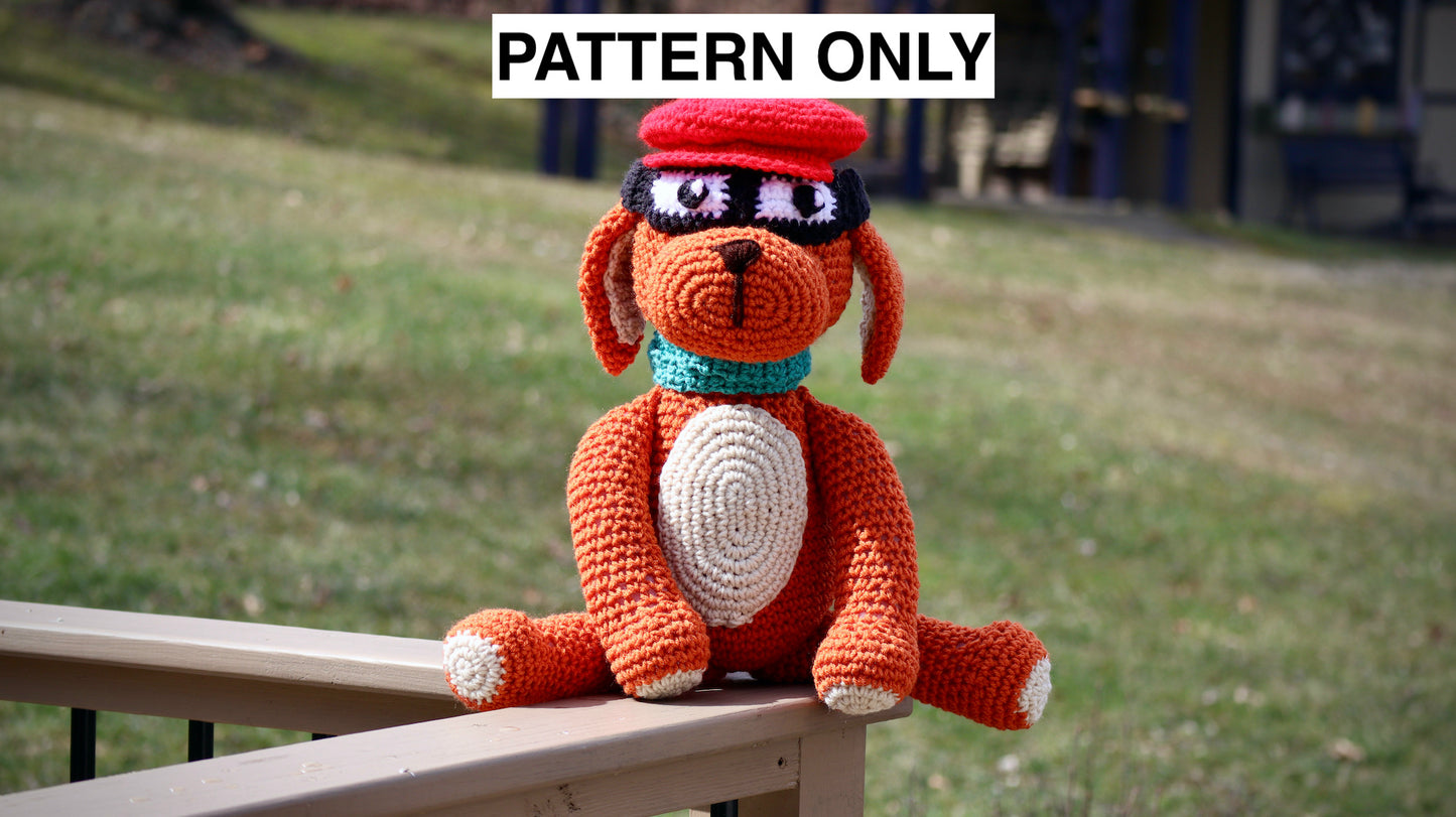 Crochet Dad Dog - Go Dog - Pattern