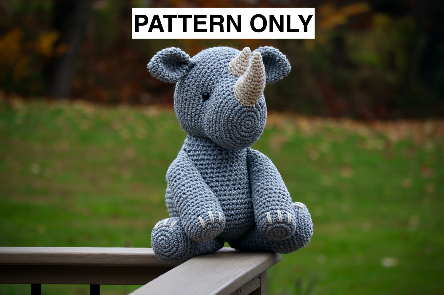 Crochet Rhino - Pattern
