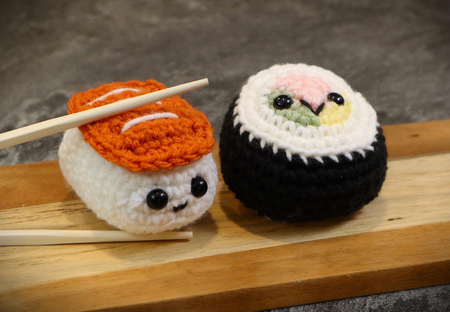 Crochet Sushi Nigiri Pattern