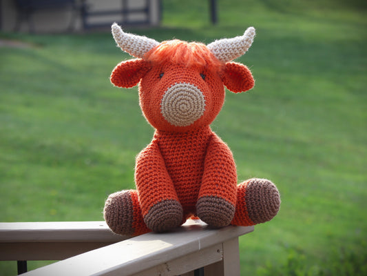 Harry the Highland Cow Pattern